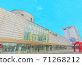[Anime style] Hokkaido Hakodate Scenery around Hakodate Station 71268212