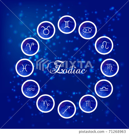 Zodiac signs set 71268963