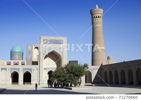 Poi Kalyan Ensemble, the Islamic religious complex in Bukhara, Uzbekistan.. Poi Kalyan Ensemble, the Islamic religious complex in Bukhara, Uzbekistan.. 71270660
