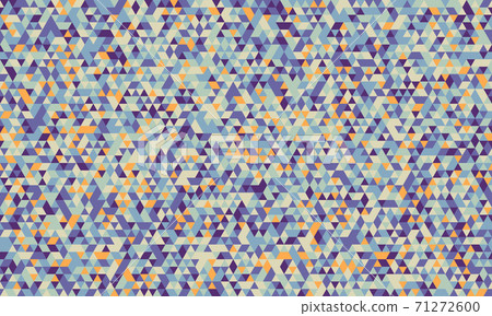 Abstract multicolor background, geometric pattern of triangles in blue-purple-yellow 71272600