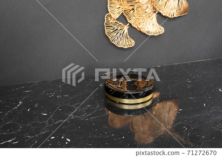 black and gold product display 71272670