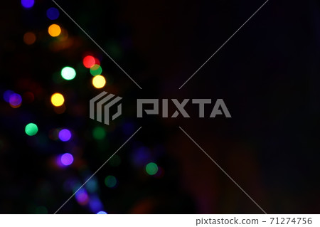 Christmas illuminations (ball bokeh) Christmas illuminations (ball bokeh) 71274756
