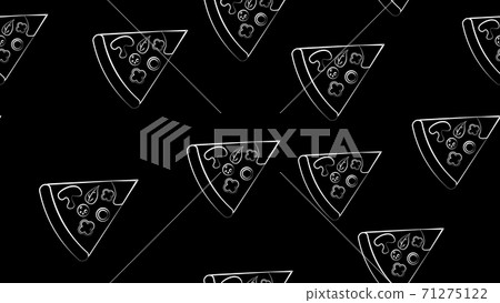 Cute seamless pattern made of yummy vegetarian Cute seamless pattern made of yummy vegetarian 71275122