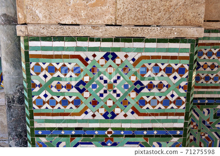 Arabesque of Hassan II Mosque in Casablanca, Morocco Arabesque of Hassan II Mosque in Casablanca, Morocco 71275598