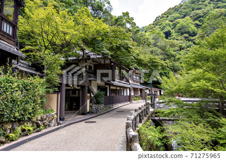 Summer hike to Minoo Falls in Osaka 71275965