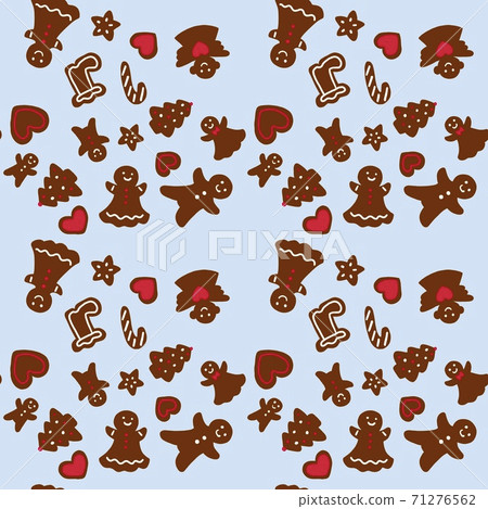 Illustration of gingerbread cookie chocolate background pattern Illustration of gingerbread cookie chocolate background pattern 71276562