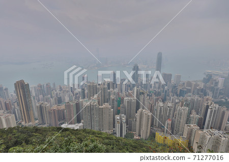 Hong Kong downtown, Sky Cloudscape Development District 30 Oct 2020 Hong Kong downtown, Sky Cloudscape Development District 30 Oct 2020 71277016