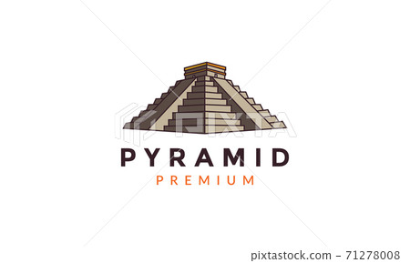 pyramid vintage 3d logo vector icon illustration pyramid vintage 3d logo vector icon illustration 71278008