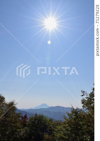 View of Mt. Fuji from the summit of Mt. Honnita 71279228
