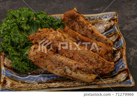 Stewed pork ribs with spices Stewed pork ribs with spices 71279966