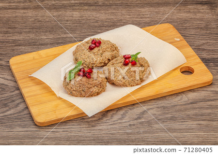 Georgian cuisine - pkhali from beans 71280405