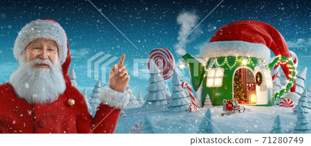 Merry Christmas and a Happy new year concept Merry Christmas and a Happy new year concept 71280749