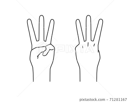 Three Finger Gang Sign