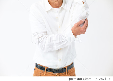 肘部疼痛的老人 71287197
