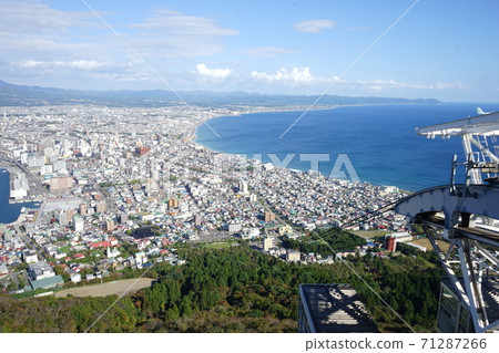 Hakodate city seen from Mt. Hakodate Hakodate city seen from Mt. Hakodate 71287266