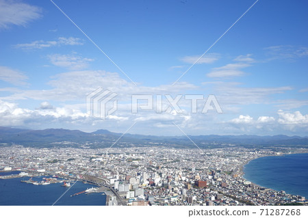 Hakodate city seen from Mt. Hakodate 71287268