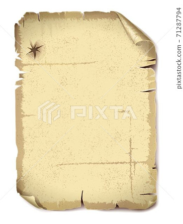 Separate Sheet Of Old Paper 71287794