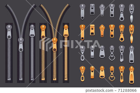 Zipper Realistic Set Zipper Realistic Set 71288066