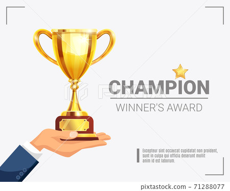 Winner Award Champion Trophy Poster Winner Award Champion Trophy Poster 71288077