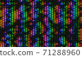 Macro shot of TV LCD matrix 71288960