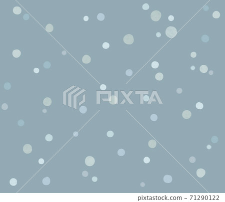 Background, wallpaper, graphic material (polka dots, rain, dots, blue) 71290122