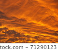 Burning sunset 71290123