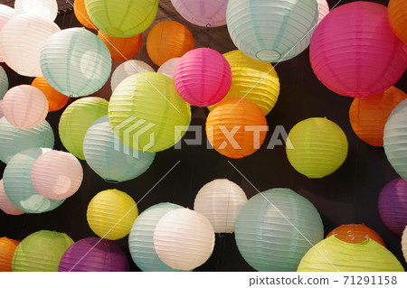 Colorful lanterns 71291158