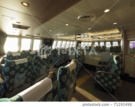 Heart Land Ferry "Amapora Soya" at Wakkanai Port First-class island view sheet on board 71291498