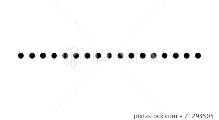 dotted line simple shape vector symbol icon design. dotted line simple shape vector symbol icon design. 71293505