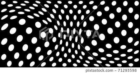 Black and white polka dot pattern. polka dot wave vector 71293598