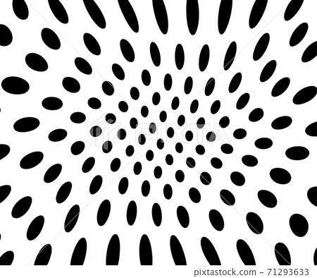 Black and white polka dot pattern. polka dot wave vector Black and white polka dot pattern. polka dot wave vector 71293633