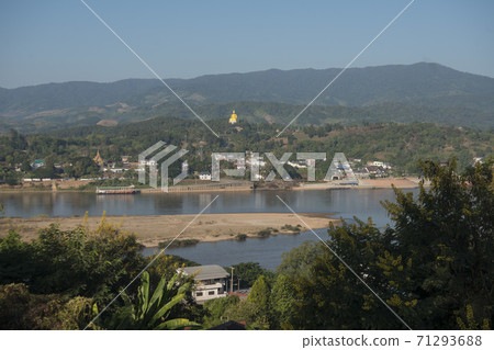LAO HUAY XAY MEKONG RIVER VIEW LAO HUAY XAY MEKONG RIVER VIEW 71293688