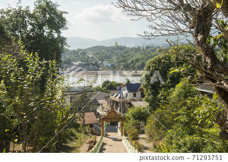 LAO HUAY XAY MEKONG RIVER VIEW LAO HUAY XAY MEKONG RIVER VIEW 71293751