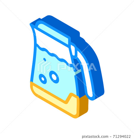 electric kettle isometric icon vector symbol illustration 71294022