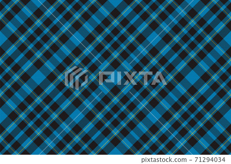 Tartan plaid pattern in blue. Print fabric texture seamless. Check vector background. Tartan plaid pattern in blue. Print fabric texture seamless. Check vector background. 71294034