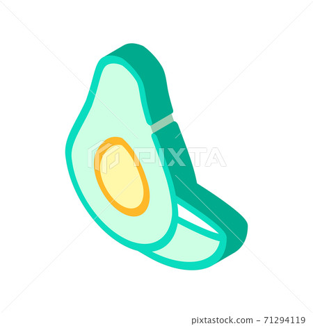 avocado vegetable isometric icon vector symbol illustration avocado vegetable isometric icon vector symbol illustration 71294119