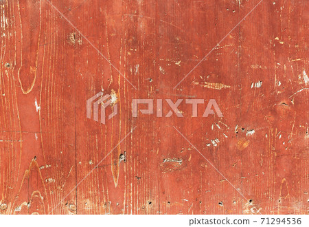 old red painted wood texture 71294536