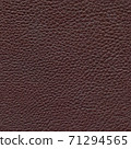 seamless brown leather texture 71294565