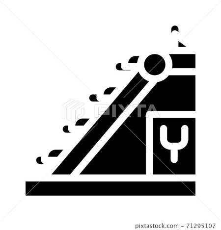 sorting line glyph icon vector symbol illustration 71295107