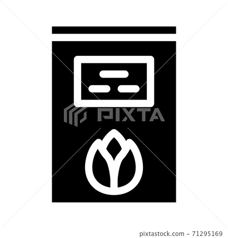 grain sprouts glyph icon vector symbol illustration 71295169