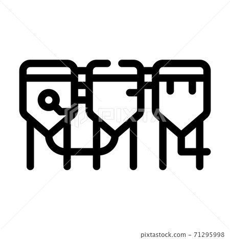 process of neutralization, discoloration and deodorization line icon vector illustration process of neutralization, discoloration and deodorization line icon vector illustration 71295998