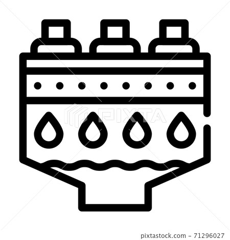 filtration machine line icon vector symbol illustration filtration machine line icon vector symbol illustration 71296027