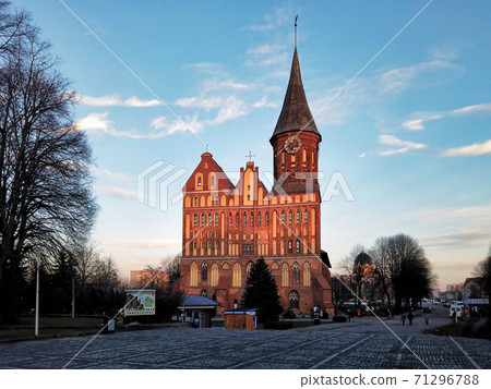 Cathedral on Kant Island in Kaliningrad, Russia Cathedral on Kant Island in Kaliningrad, Russia 71296788