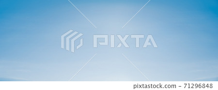 Panorama Blue Sky for nature blue color background Panorama Blue Sky for nature blue color background 71296848