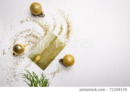 Golden credit card Golden credit card 71298159