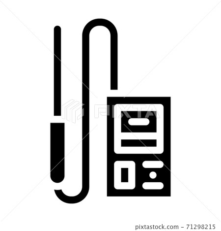 electromagnetic field detector measuring equipment glyph icon vector illustration electromagnetic field detector measuring equipment glyph icon vector illustration 71298215