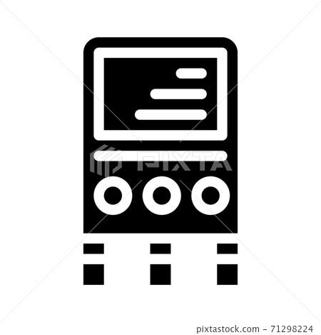 gauge manifold measuring equipment glyph icon vector illustration gauge manifold measuring equipment glyph icon vector illustration 71298224