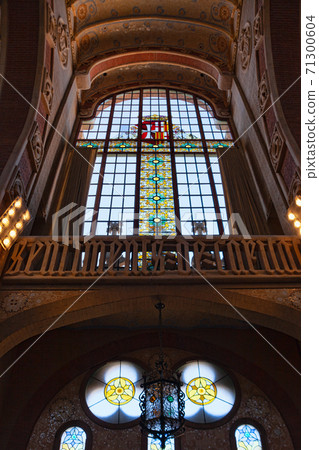 Hospital de Sant Pau interior, Barcelona, Spain Hospital de Sant Pau interior, Barcelona, Spain 71300604