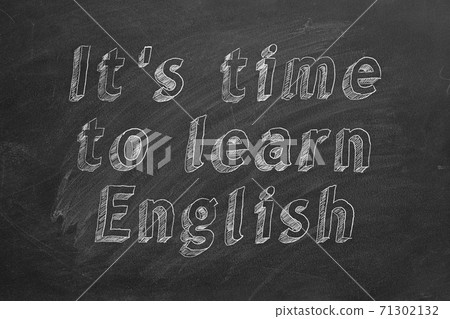 It's time to learn english 71302132