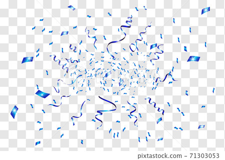 Celebration background with confetti blue Celebration background with confetti blue 71303053